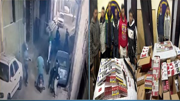 ضبط المتهمين بسرقة سجائر بالإكراه تحت تهديد السلاح بالقليوبية